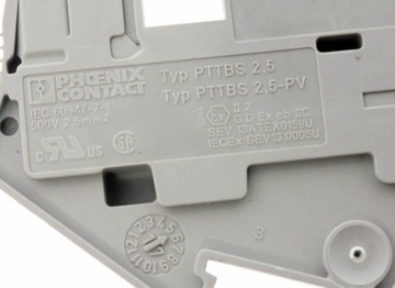 PHOENIX CONTACT PTTBS2.5-PV 45 шт. + 3 зажима заземления