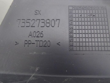 FIAT STILO 01-07 DRŽÁKY POLIČKY LEVÝ ZADNÍ 5D HB