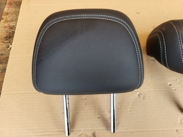 ПОДГОЛОВНИКИ ЗАДНИЕ ПОДГОЛОВНИКИ КОЖА БЕЛАЯ РЕЗЬБА RENAULT KOLEOS II