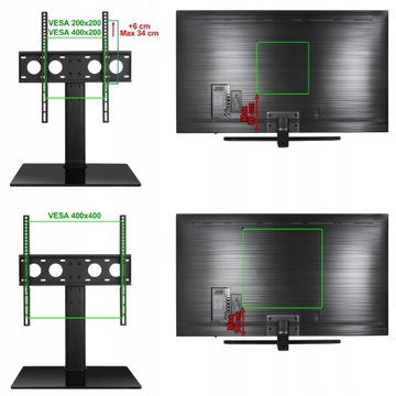 Universal Base TV Foot Rack TV VESA 32 