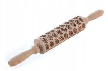 РОЖДЕСТВЕНСКИЙ ДЕРЕВЯННЫЙ ВАЛОК ДЛЯ ПРЯНИКОВ, СТРУКТУРНЫЙ, С ГРАВИНОЙ