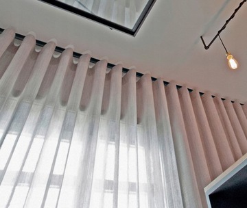 Потолочный рельс MS - ЧЕРНЫЙ - одинарный, 360см