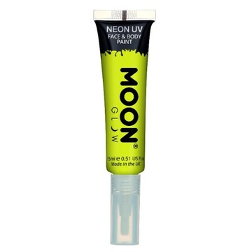 УФ КРАСКА ДЛЯ ЛИЦА BODY MoonGlow Yellow с кистью