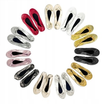 Складные балетки на плоской подошве, портативные новые портативные туфли для катания на роликовых коньках