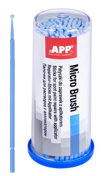 100 SZTUK PATYCZKÓW DO ZAPRAWEK NIEBIESKIE 2 mm