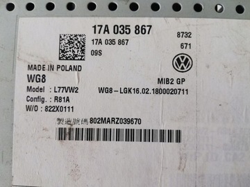 AUDI A1 (8X1, 8XK) SENZOR TEPLOTY 8Z0820535