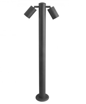 Dwupunktowy słupek ogrodowy antracyt 90cm ROLF 2