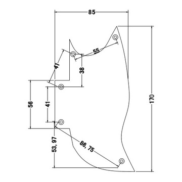 Прохладная черная накладка для защиты от царапин для SG Electric