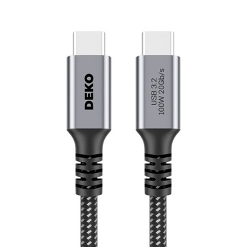 КАБЕЛЬ БЫСТРОЙ ЗАРЯДКИ USB C 100 Вт ДЛЯ ANDROID AUTO TYPE C USB3.2 КОРОТКИЙ 0,5 М