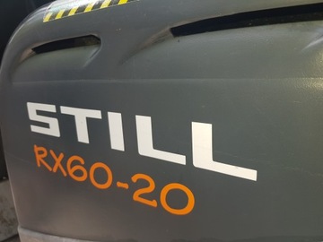 Наклейка с надписью STILL RX20 RX60 коляска 30X3см ЛОГОТИП