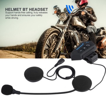 НАУШНИКИ BLUETOOTH BT12 МОТОЦИКЛСКИЙ ШЛЕМ