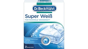 Dr Beckmann Saszetki Wybielające Super Weiss 2 x 40g