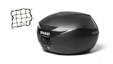 SHAD sh39 Kufer centralny Na Kask + Płyta Czarny
