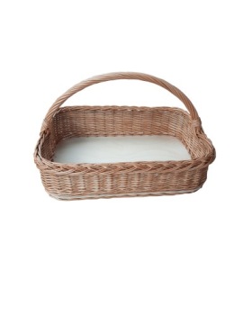 БОЛЬШОЙ ПЛЕТЕНЫЙ ПОДНОС С РУЧКОЙ