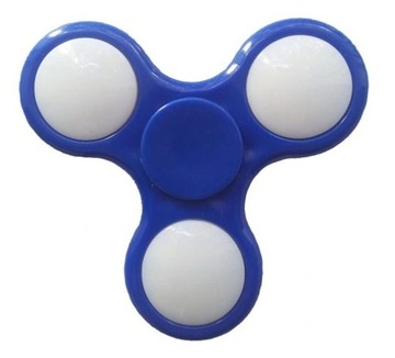 HAND FIDGET SPINNER LED NIEBIESKI