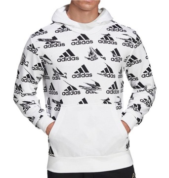 2790 BLUZA MĘSKA ADIDAS KANGURKA KAPTUR M