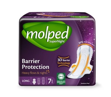 MOLPED SuperNight Podpaski anatomiczne LONG 7 szt.