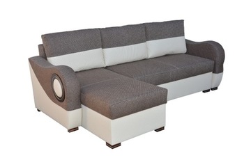 UNIWERSALNY NAROŻNIK ANTEK LUŻNE DUŻE PODUCHY 230X145 ELEGANCKIE BOKI