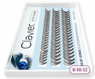 Clavier kępki rzęs Eyelash mix 8/10/12mm