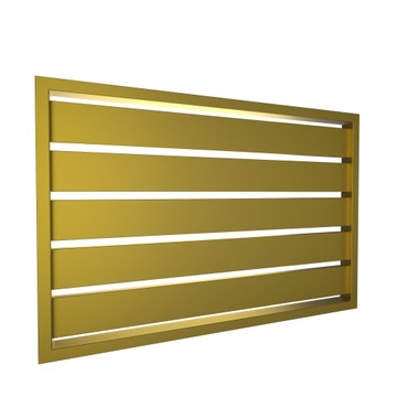 Grzejnik dekoracyjny poziomy złoty 70x180 TINIS