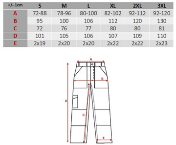 Брюки для экстренной медицинской помощи XXL Paramedic