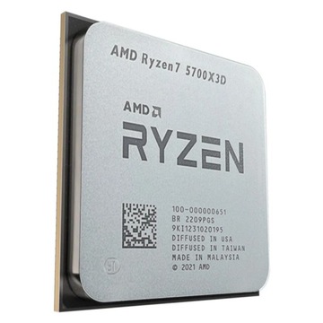 Процессор AMD Ryzen 7 5700X3D в лотке