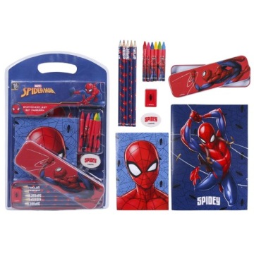 SPIDERMAN MARVEL шкільне приладдя зошити олівці пенал гумка точилка