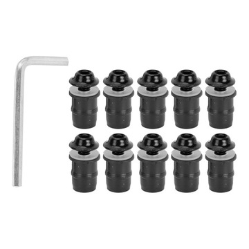 Набор винтов для лобового стекла мотоцикла M5x16 мм/0,6 дюйма, 10 шт., 32 шт.