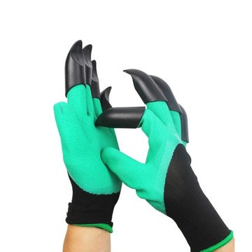 8 Claws Digging Gloves Gardening Dipping Labor
