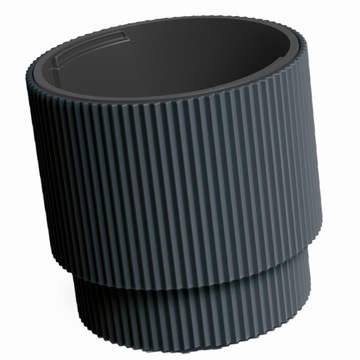 DONICA ANTRACYT DBMIN400 WYSOKA RYFLOWANA 20L