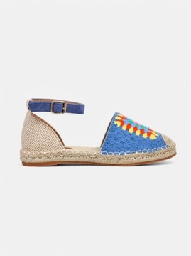 NIEBIESKIE ESPADRYLE DAMSKIE FILLINES 40