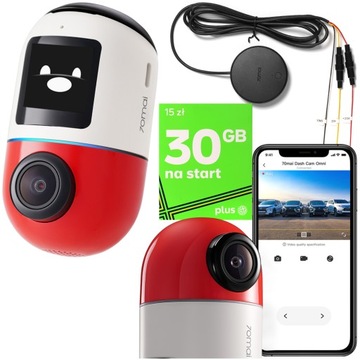 Kamera samochodowa 70mai Omni 128GB + UP04 4G +SIM
