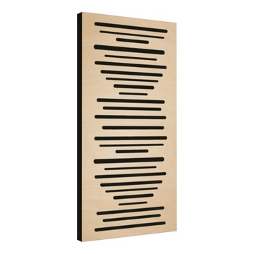 AbFuser WOOD 100x50 6 CM 1.Naturalny PANELE AKUSTYCZNE WYGŁUSZAJĄCE