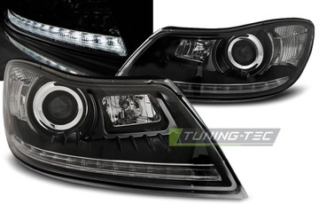 LAMPY SKODA OCTAVIA II 09-12 DAYLIGHT BLACK LED