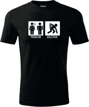 Koszulka T-shirt z nadrukiem problem rugby XXL
