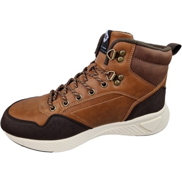 BUTY ZIMOWE LEE COOPER MĘSKIE TRAPERY OCIEPLANE POLAR BRĄZOWE