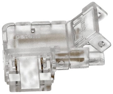 УГЛОВОЙ РАЗЪЕМ УГЛОВОЙ РАЗЪЕМ ДЛЯ СВЕТОДИОДНОЙ ЛЕНТЫ COB 8 мм IP20 ЗАЖИМ 90°