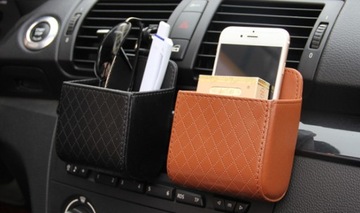 Автомобильный мобильный телефон и полка для мелочей