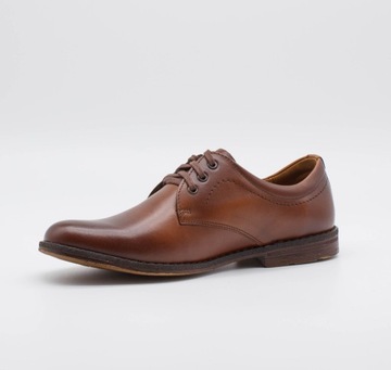 RAMZES WIZYTOWE BUTY SKÓRZANE POLSKIE 073 BRĄZ 41