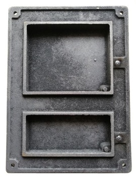 чугунная кухонная дверца 37,5х27,5 духовка