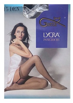 Pończochy do paska Gatta Lycra rozm. UNI Grafit