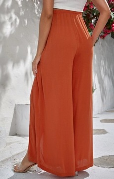 БРЮКИ ДЛЯ МАТЕРИ SHEIN ОРАНЖЕВЫЕ ДЛИННЫЕ 38 MOOSE