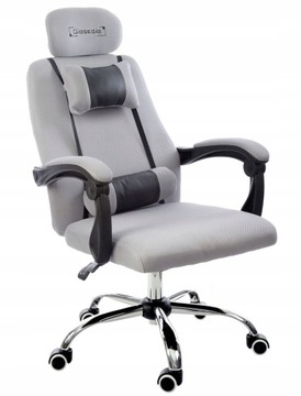 Wygodny nowoczesny fotel biurowy SZARY GPX011