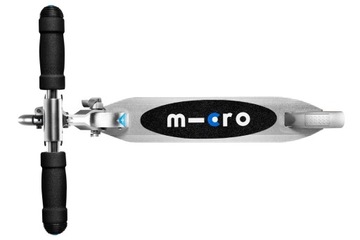 Hulajnoga dwukołowa Micro Sprite LED Silver Matt