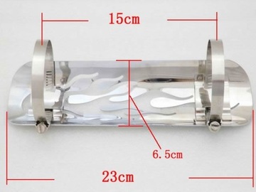 ХРОМИРОВАННАЯ КРЫШКА ВАЛА, ВЫХЛОПНОЙ ТРУБЫ