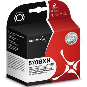 Tusz Canon CLI-570BK XL Czarny do MG5700, MG5750