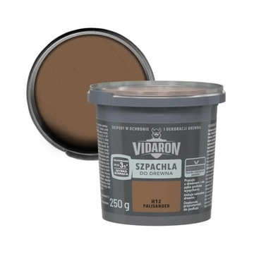 Szpachla do drewna VIDARON 250 gram, akrylowa,PALISANDER H12