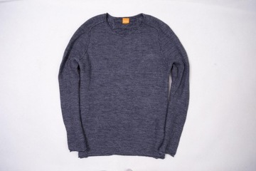 Hugo Boss sweter bawełniany dopasowany blend silk M/L