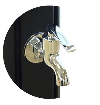 Большой солнечный САДОВЫЙ ДУШ COBRA синий