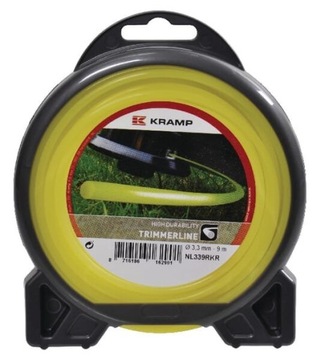 Żyłka tnąca FI 3.3 mm 9 m okrągła żółta NL339RKR